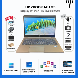 LAPTOP MAHASISWA BERAGARANSI HP ZBook 14U G5